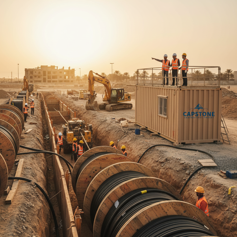 H.V Underground Cable Installation in Saudi Arabia – Safe & Reliable Power Solutions