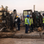 Civil infrastructure and road preparation project by Capstone Contracting KSA"