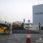 Civil infrastructure and road preparation project by Capstone Contracting KSA"