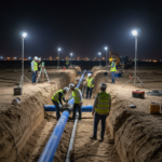 HDD for urban infrastructure and telecom networks in Riyadh and Jeddah, Saudi Arabi