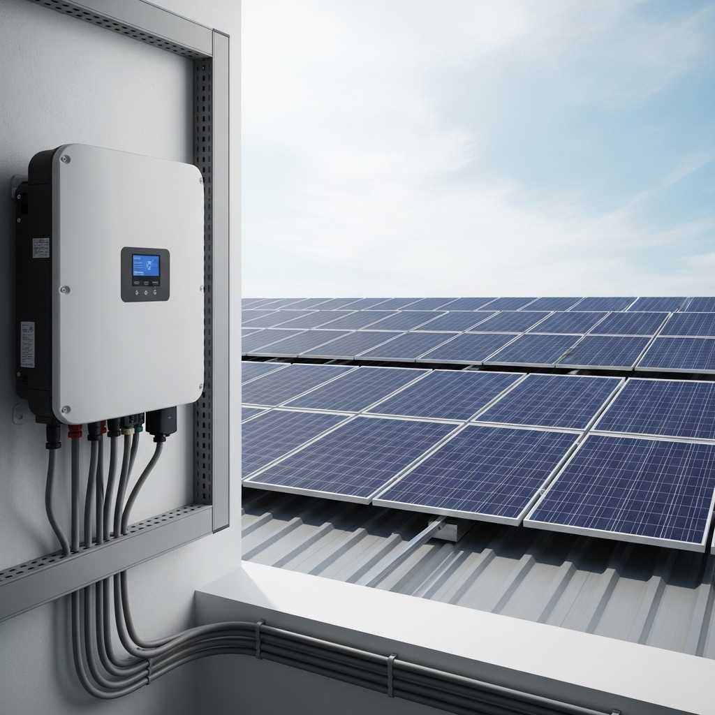 Solar inverter and photovoltaic system setup