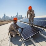 Solar PV system installation project in Riyadh