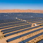 Commercial solar panel installation in Riyadh